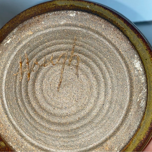 Pottery piece Signed Hough - Picture 4 of 5
